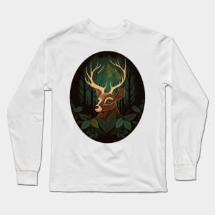 Nature Lover Deer - Designs for a Green Future and Hunters Long Sleeve T-Shirt